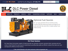 Tablet Screenshot of dlcpower.com